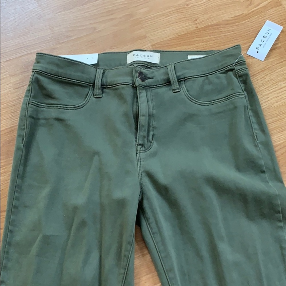 Army green Jeggings